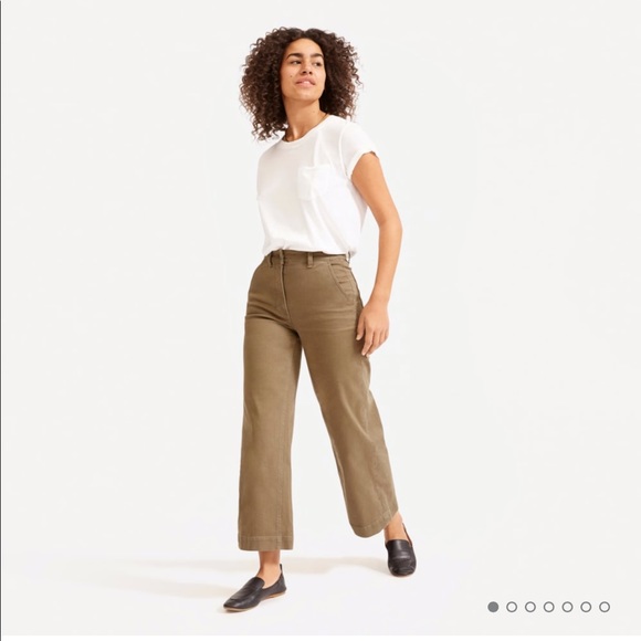 Everlane Pants - Everlane wide leg crop pant